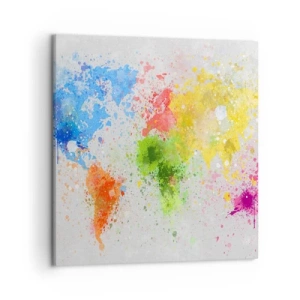 Vászonkép - A világ minden színe - 50x50 cm