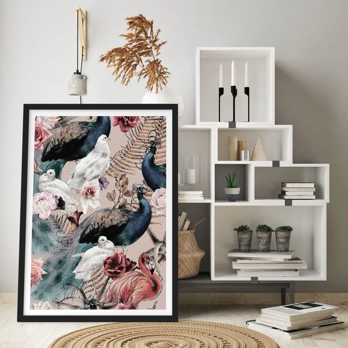 Poszter fehér keretben - A palota kertjében - 70x100 cm