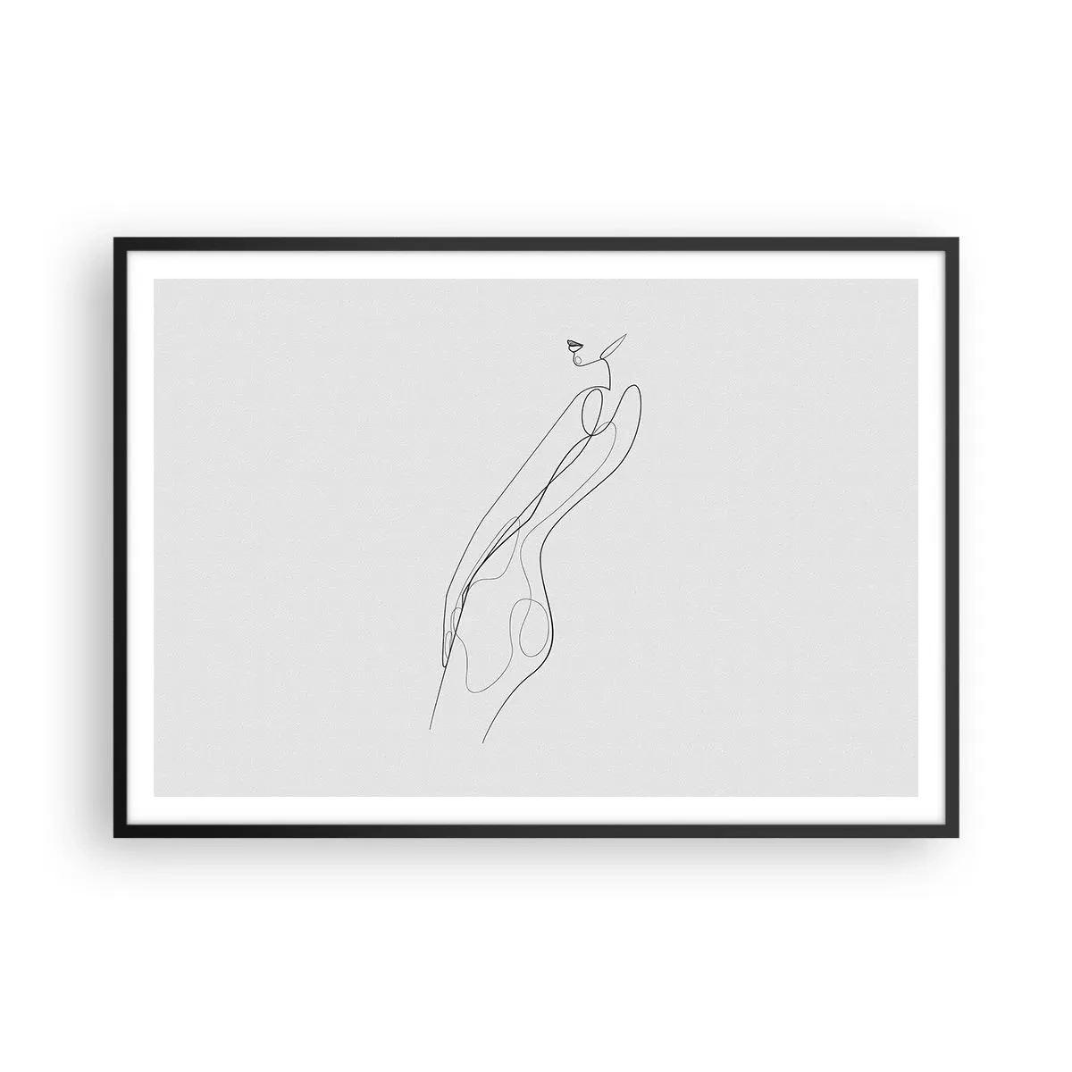 Poszter fehér keretben - Csak egy ígéret - 100x70 cm