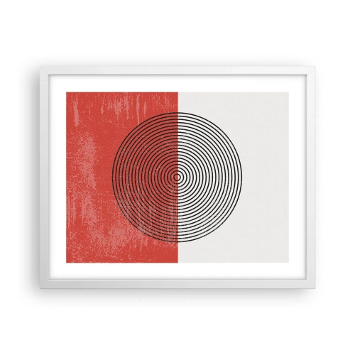 Poszter fekete keretben - Pont a célba - 50x40 cm