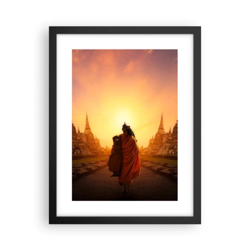 Poszter fehér keretben - Nyugalomban a végtelenségen át - 30x40 cm