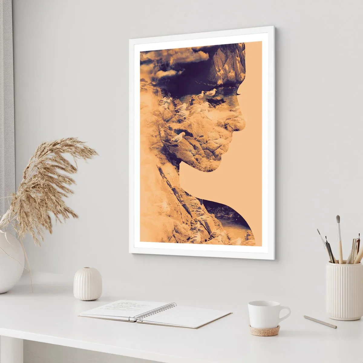 Poszter fekete keretben - Természetes szépség - 50x70 cm
