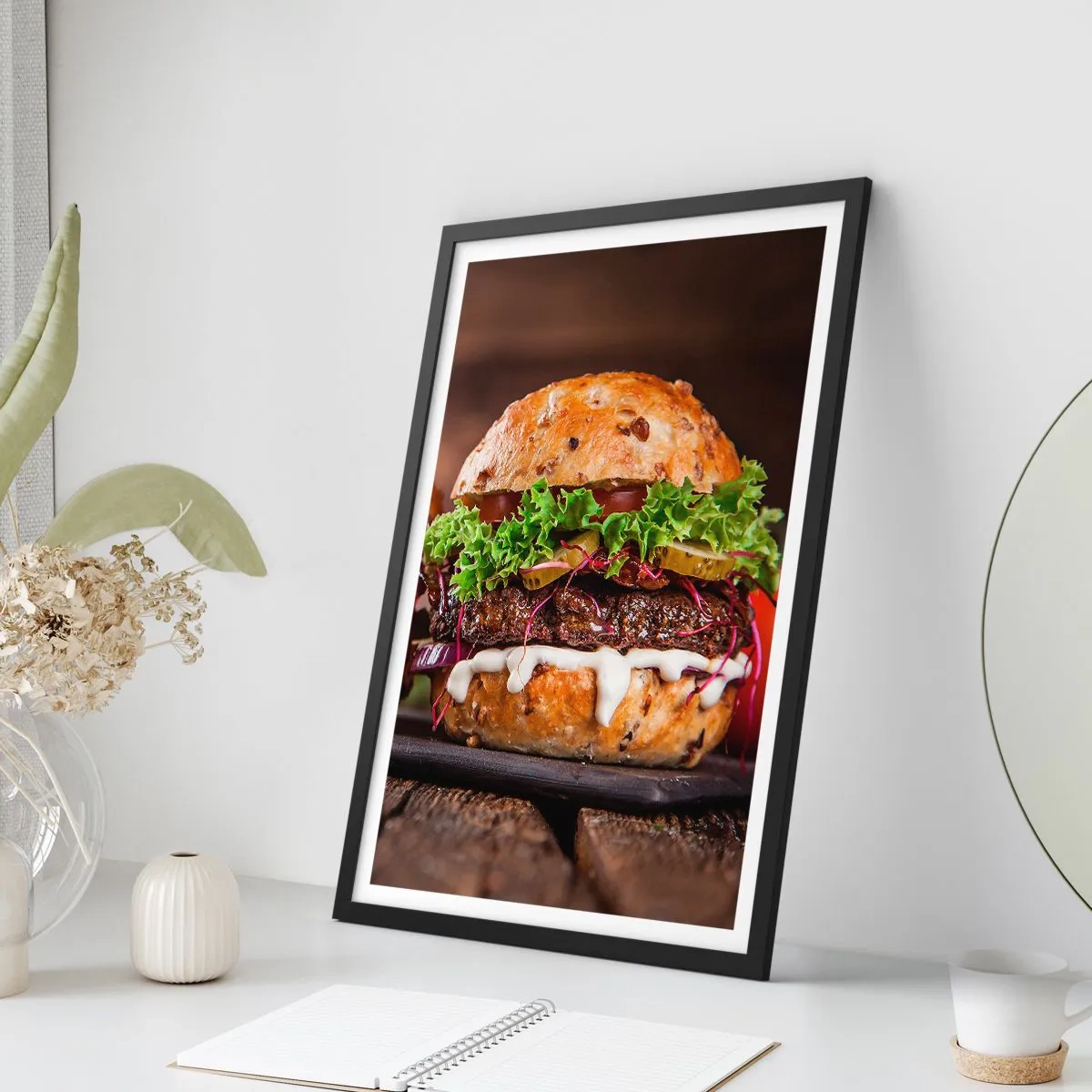 Poszter fehér keretben - American dream - 30x40 cm