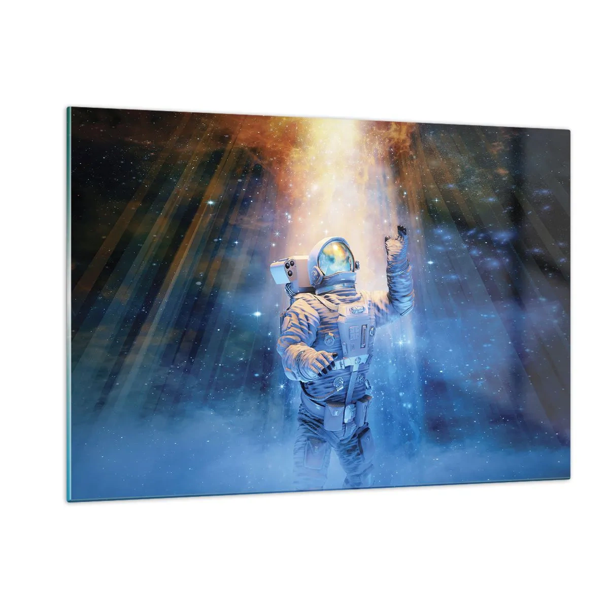 Üveg kép - Végül a célban - 120x80 cm