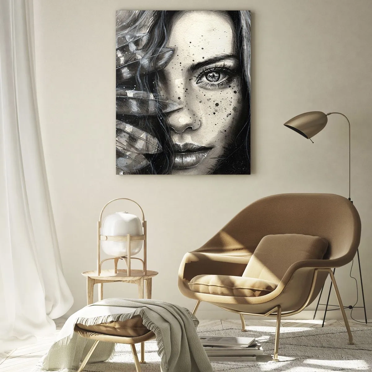 Üveg kép - Vad gyönyör - 50x70 cm