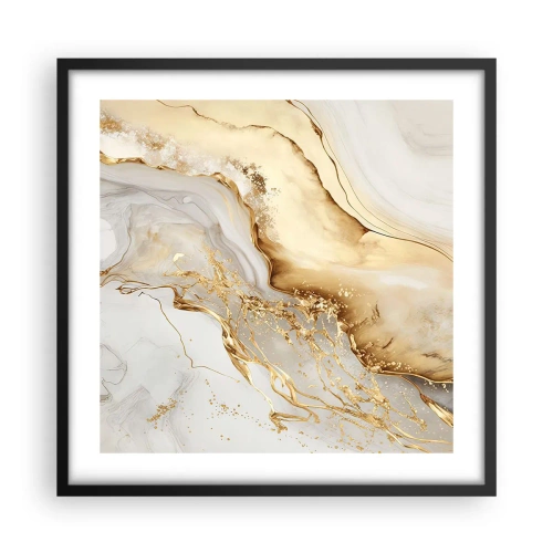 Poszter fehér keretben - Absztrakció: szépség és jóság - 50x50 cm
