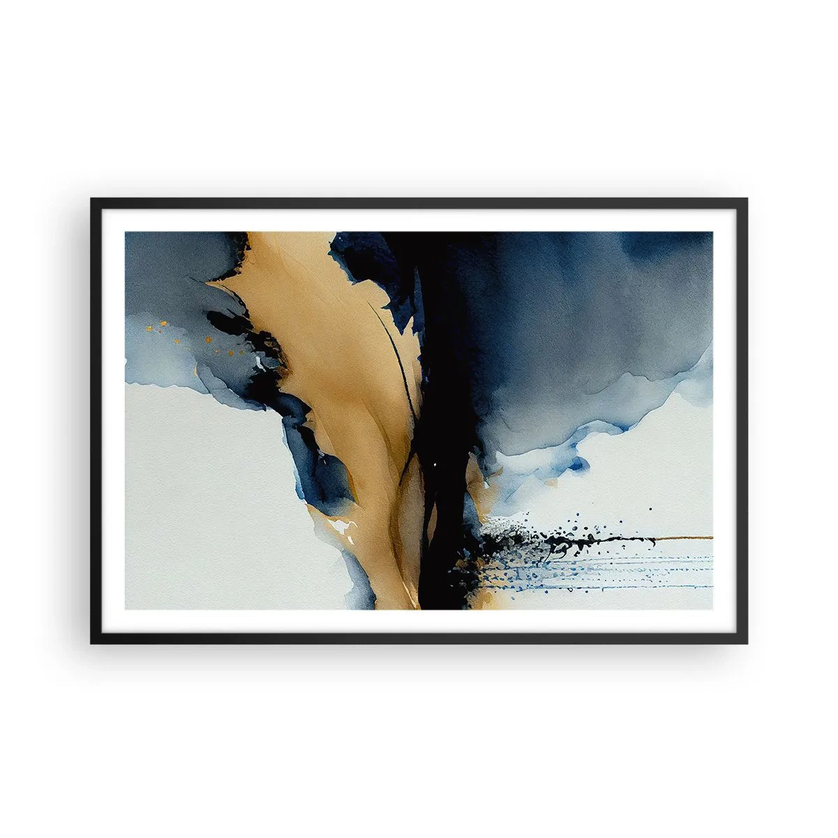 Poszter fehér keretben - A fátyol mögött - 91x61 cm