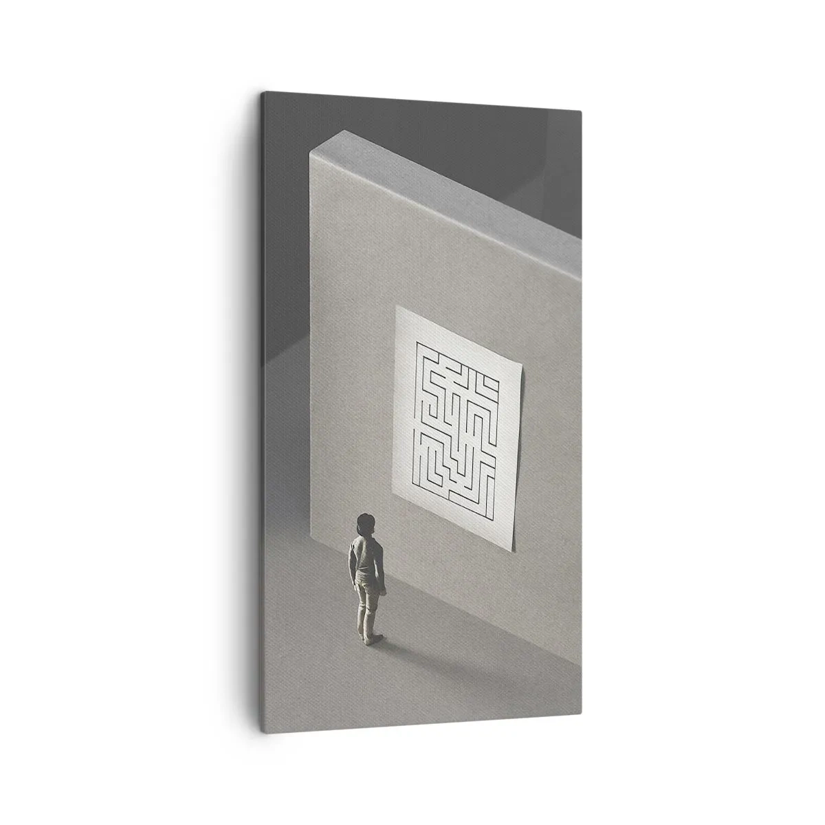 Vászonkép - De én hol vagyok? - 45x80 cm