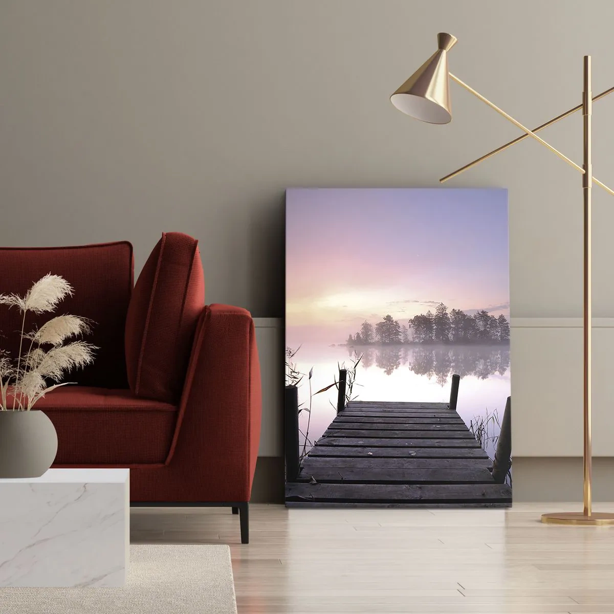 Vászonkép - A lila ködből... - 50x70 cm