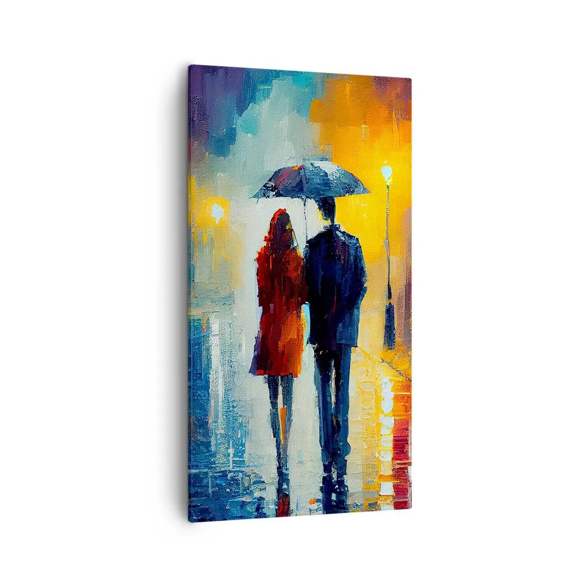 Vászonkép - Együtt - egy színes éjszaka - 55x100 cm