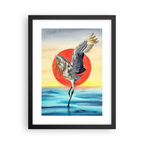 Poszter fehér keretben - Ideje visszamenni - 30x40 cm