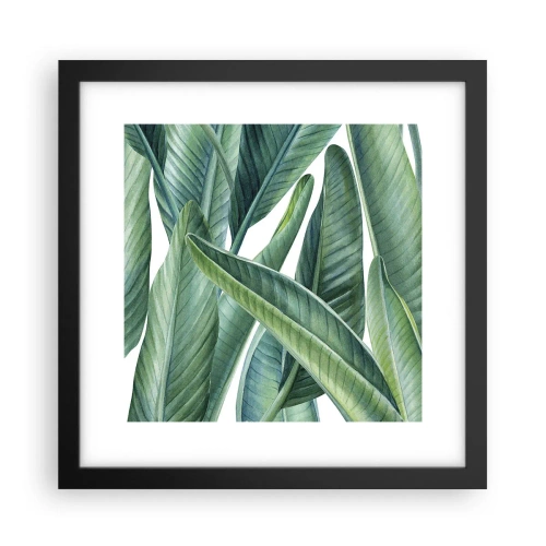 Poszter fehér keretben - Zöld önmagában - 30x30 cm
