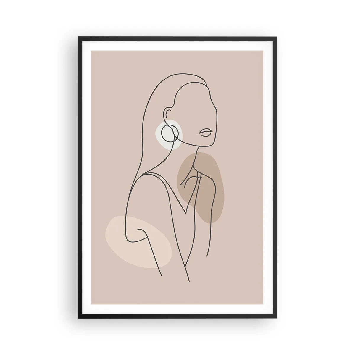 Poszter fehér keretben - Leány ikonja - 70x100 cm