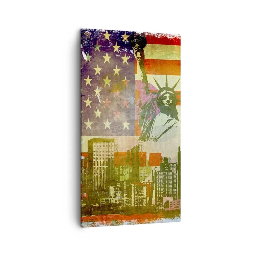 Vászonkép - Viva America! - 45x80 cm