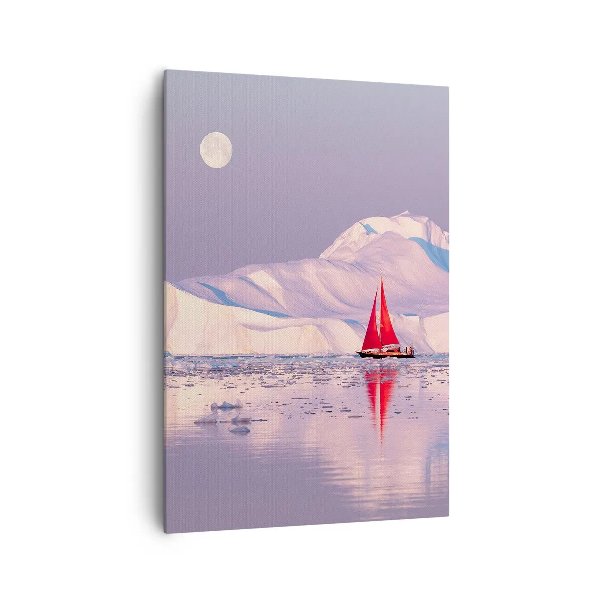 Vászonkép - A vitorla melege, a jég hidege - 70x100 cm