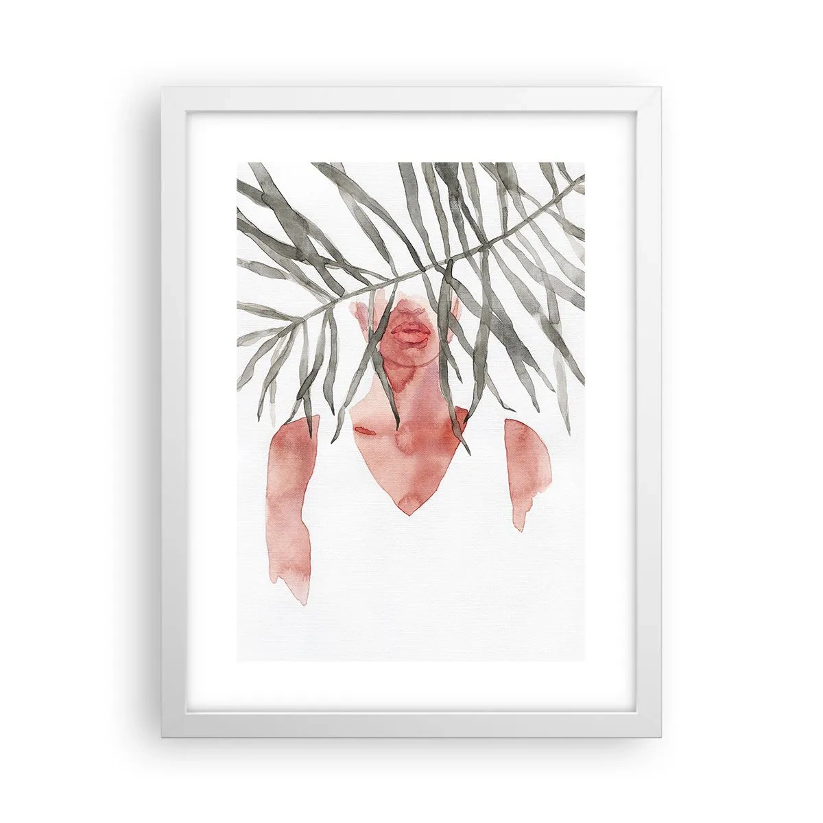 Poszter fekete keretben - A trópusok hölgye - 30x40 cm