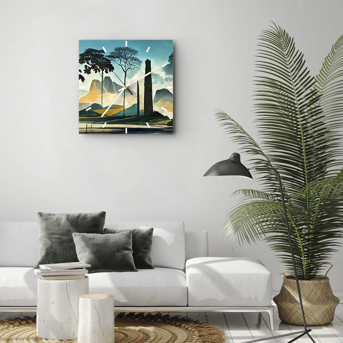 Falióra, Óra - Mindíg magasabbra és magasabbra - 40x40 cm