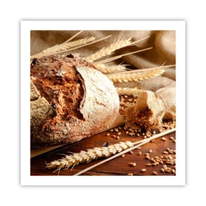 Poszter - Étvágygerjesztő, illatos, ropogós - 60x60 cm