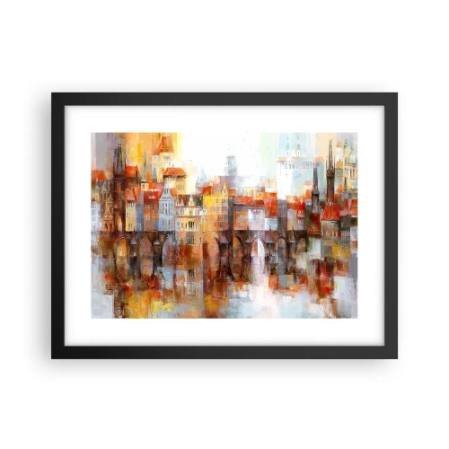 Poszter fehér keretben - A híd alatt is gyönyörű - 40x30 cm