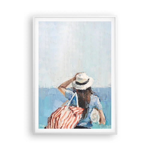 Poszter fekete keretben - Üdvözöljük a nyaraláson - 70x100 cm