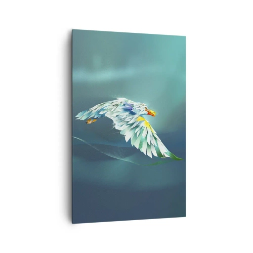 Vászonkép - A repülésed ereje mint a sasé - 80x120 cm