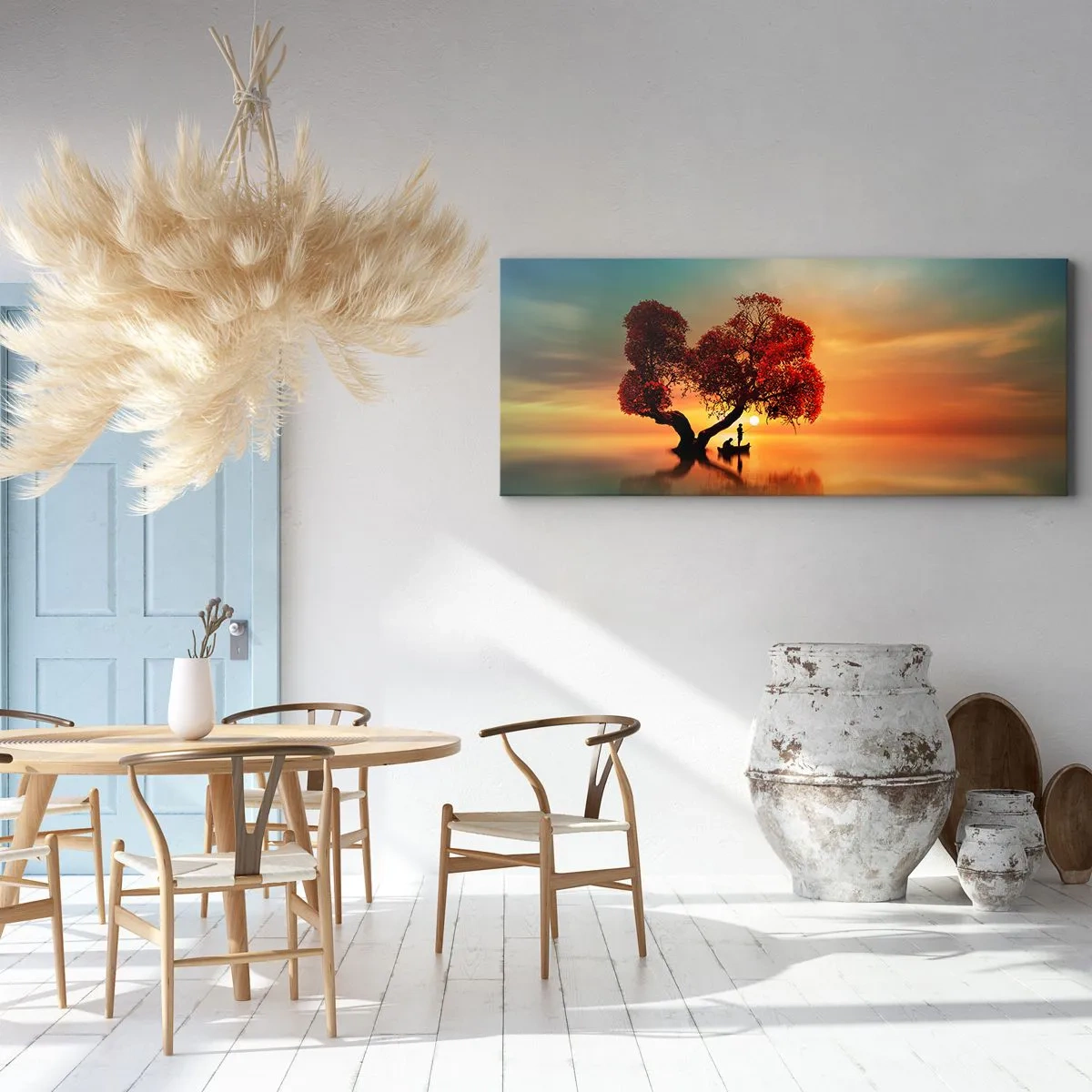 Vászonkép - A világtalanság csendje és az eltávoldotak - 160x50 cm
