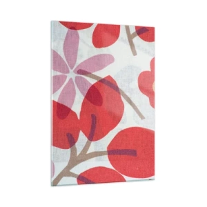 Üveg kép - Virágkompozíció rózsaszínben - 50x70 cm