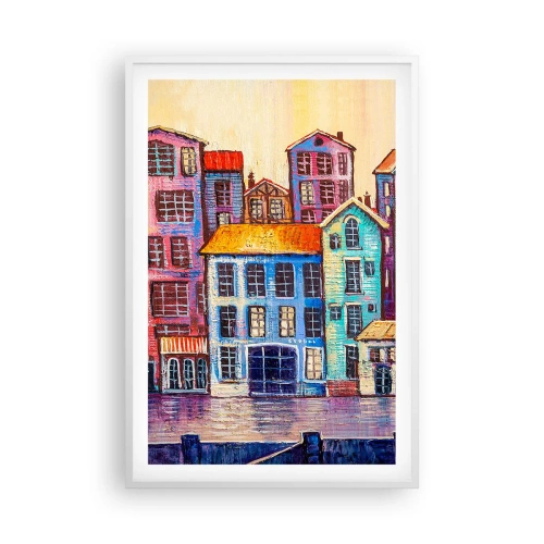 Poszter fekete keretben - Egy város, mint egy tündérmese - 61x91 cm