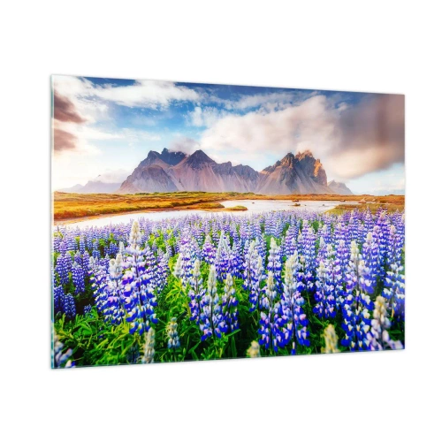 Üveg kép - Erő és szigorúság a szelídség mellett - 100x70 cm