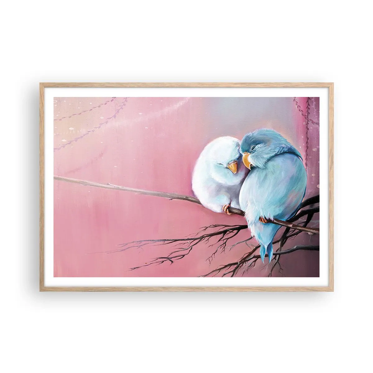 Poszter világos tölgy keretben - Mit tehetnénk hozzá?... - 100x70 cm
