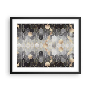 Poszter fehér keretben - Gyémánt kompozíció - 50x40 cm
