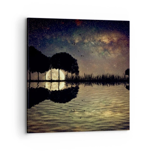 Vászonkép - Éjszaka a világ végén - 70x70 cm