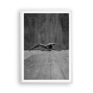 Poszter fekete keretben - Előkerített szimmetria  - 70x100 cm