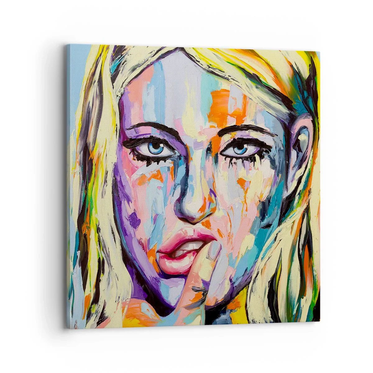 Vászonkép - Nézz egyenesen a szemébe - 70x70 cm