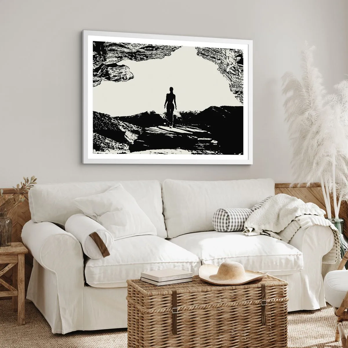 Poszter fekete keretben - Egy új pillantás - 70x50 cm