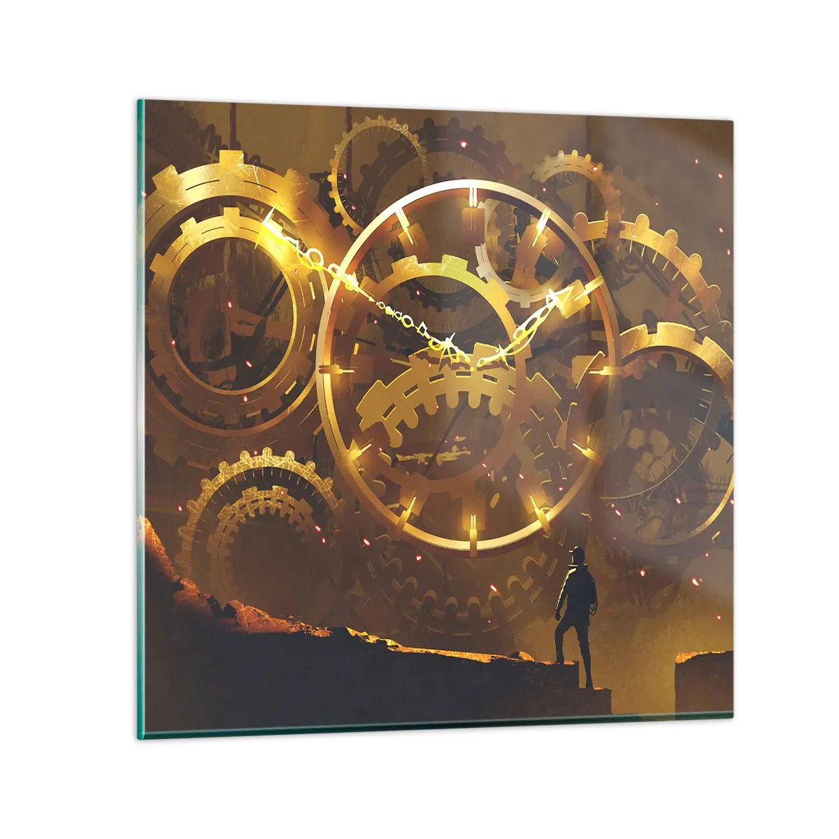 Üveg kép - Az idő forrásánál - 60x60 cm