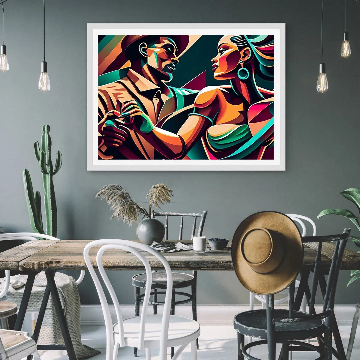 Poszter fekete keretben - A szív ritmusában - 91x61 cm