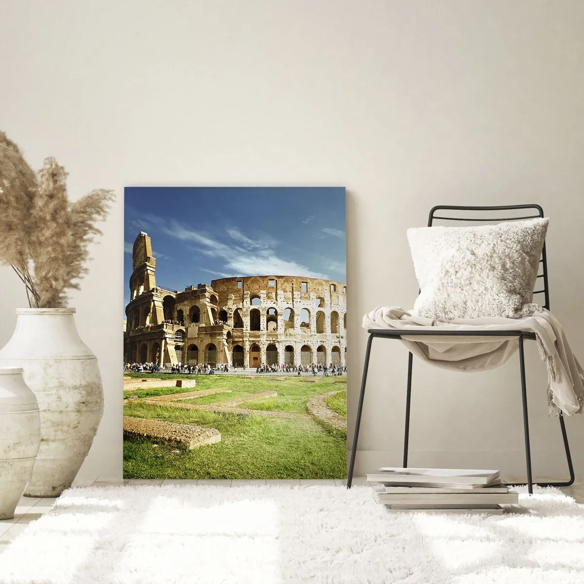 Üveg kép - Még mindig halljuk a pisztoly csörömpölését - 80x120 cm