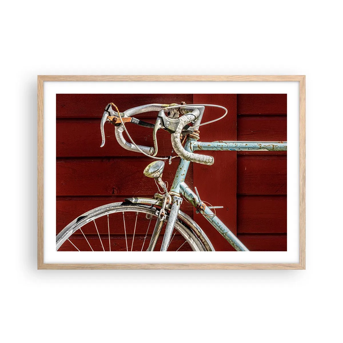 Poszter világos tölgy keretben - Győzelemre teremtve - 70x50 cm