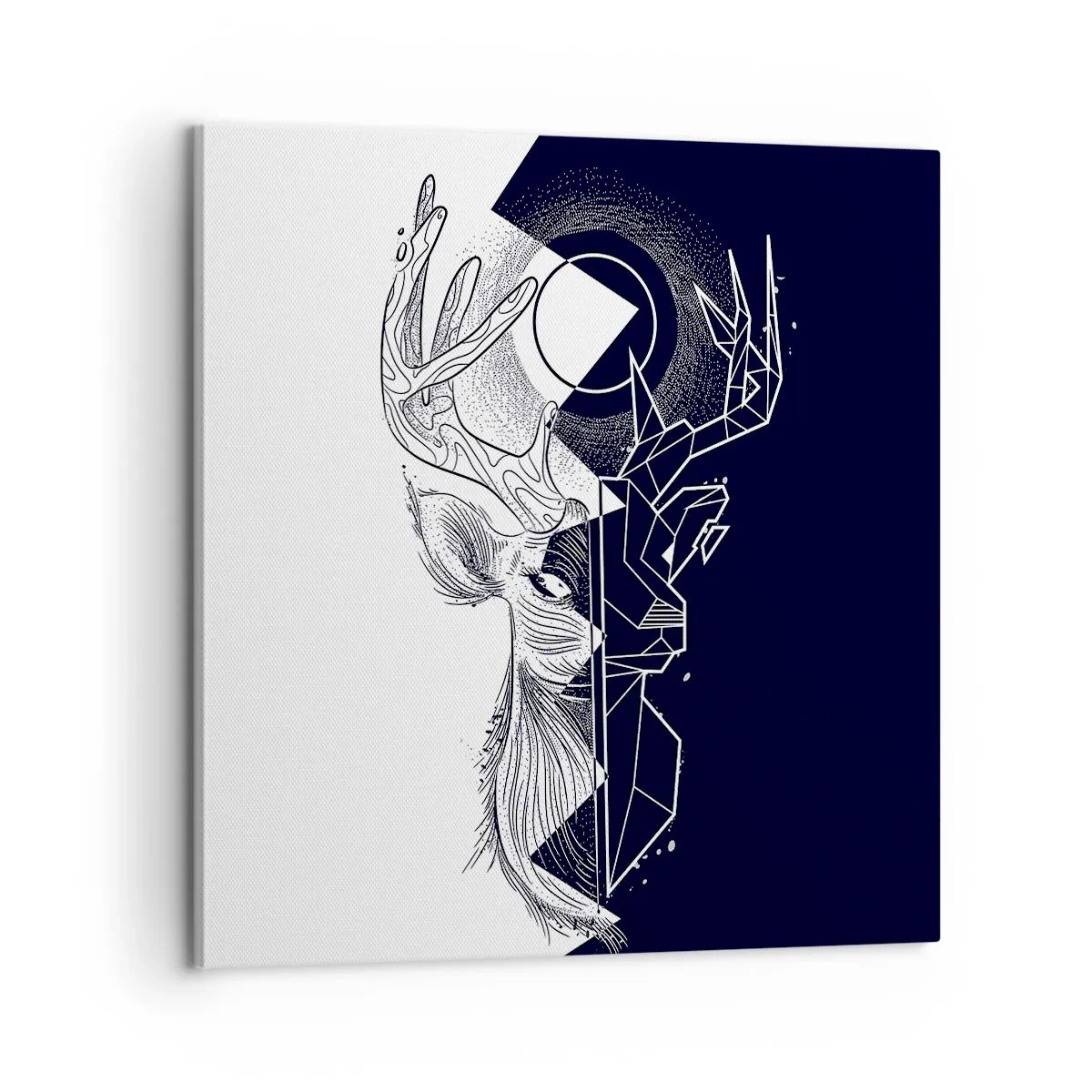 Vászonkép - Az ellentétek harca és egysége - 60x60 cm