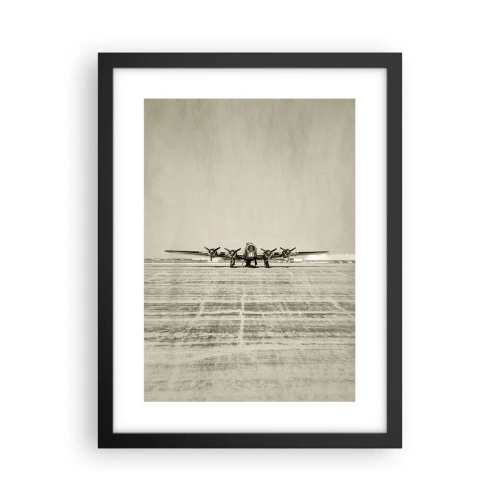 Poszter fehér keretben - Mint mindig készen - 30x40 cm