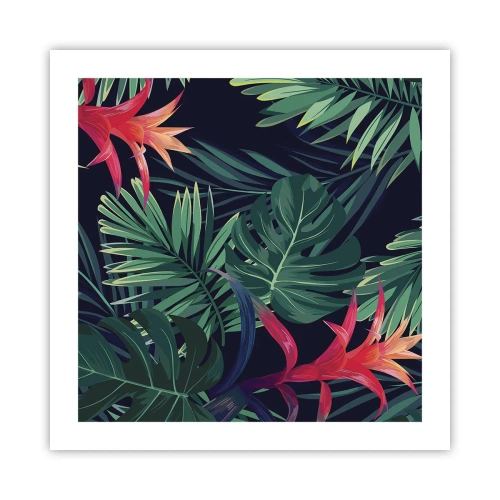 Poszter - Zölden égni - 50x50 cm