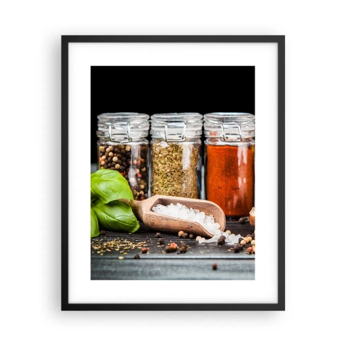 Poszter fehér keretben - Hogy az életnek legyen íze - 40x50 cm