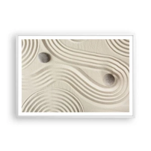 Poszter fekete keretben - A meleg érintése - 100x70 cm