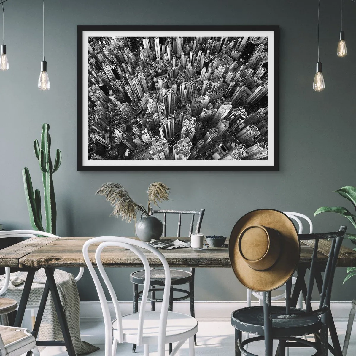 Poszter fehér keretben - Továbbra is feljebb és feljebb - 100x70 cm