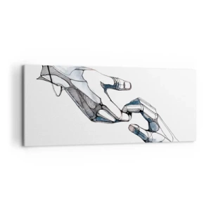 Vászonkép - Szép gesztus - 120x50 cm