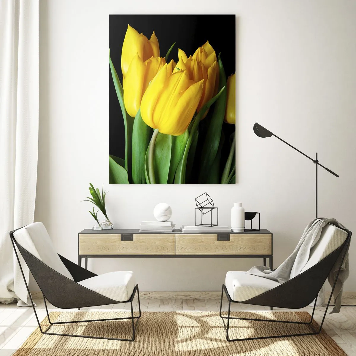 Üveg kép - Tiszta napból készült - 50x70 cm