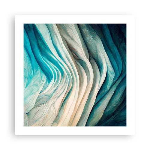 Poszter - Kék telhetetlenség - 50x50 cm