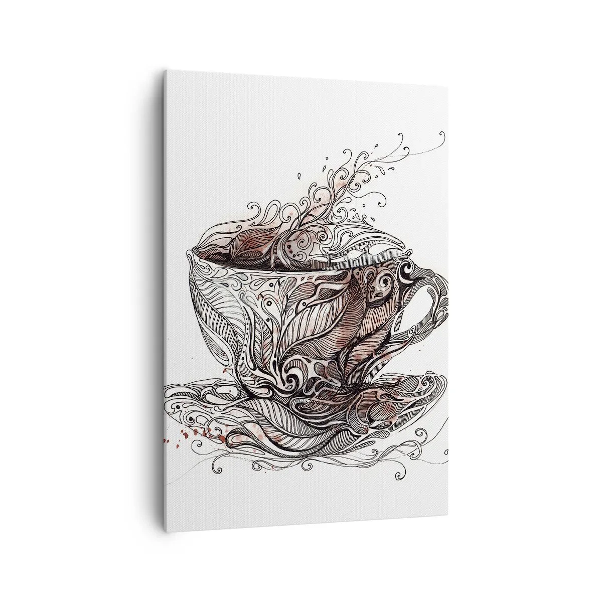 Vászonkép - Tea mindenre jó - 70x100 cm
