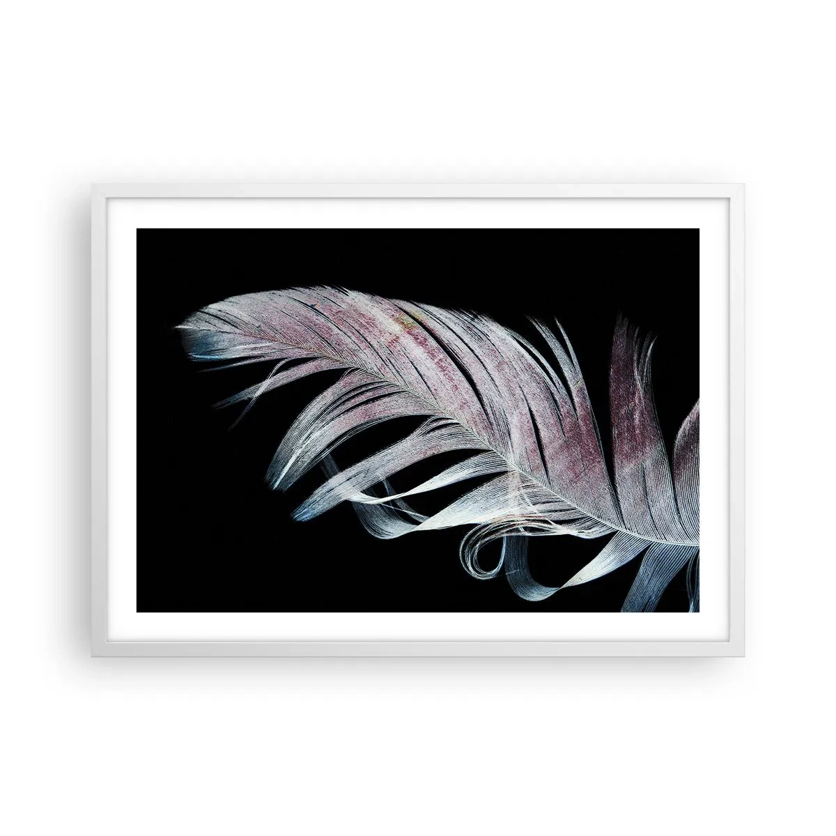 Poszter fekete keretben - Gondolj az érintésre - 70x50 cm